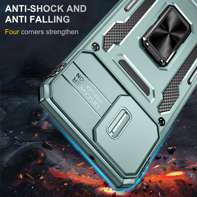 For Samsung Galaxy A07 4G Armor PC Hybrid TPU Camera Shield Phone Case