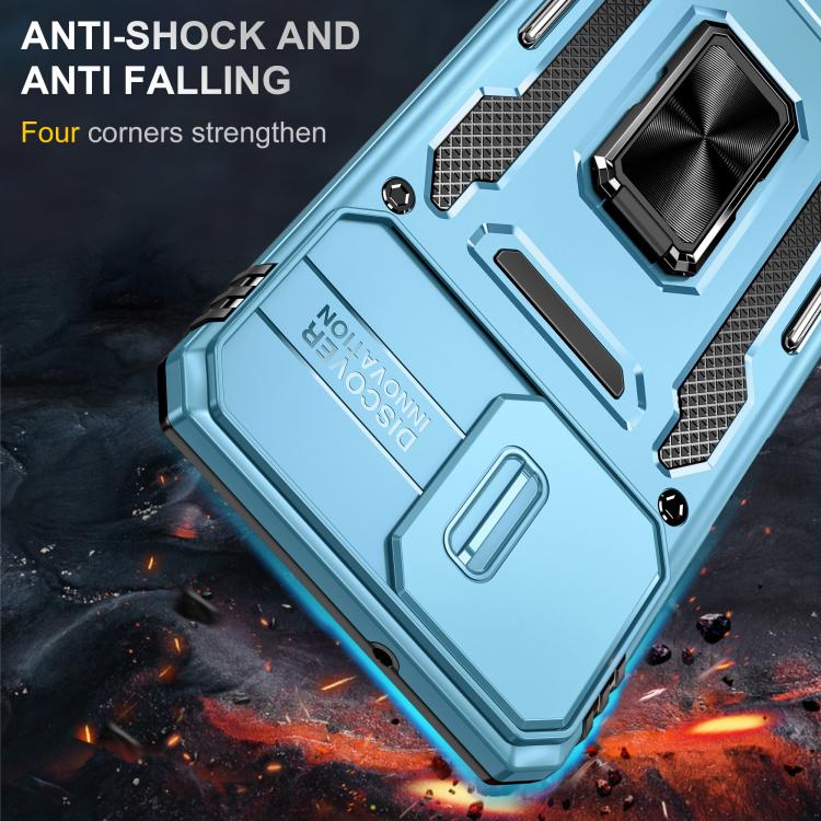For Samsung Galaxy A07 4G Armor PC Hybrid TPU Camera Shield Phone Case