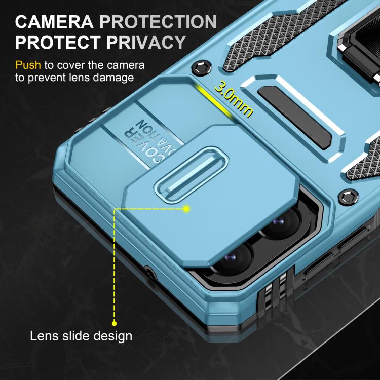 For Samsung Galaxy A07 4G Armor PC Hybrid TPU Camera Shield Phone Case