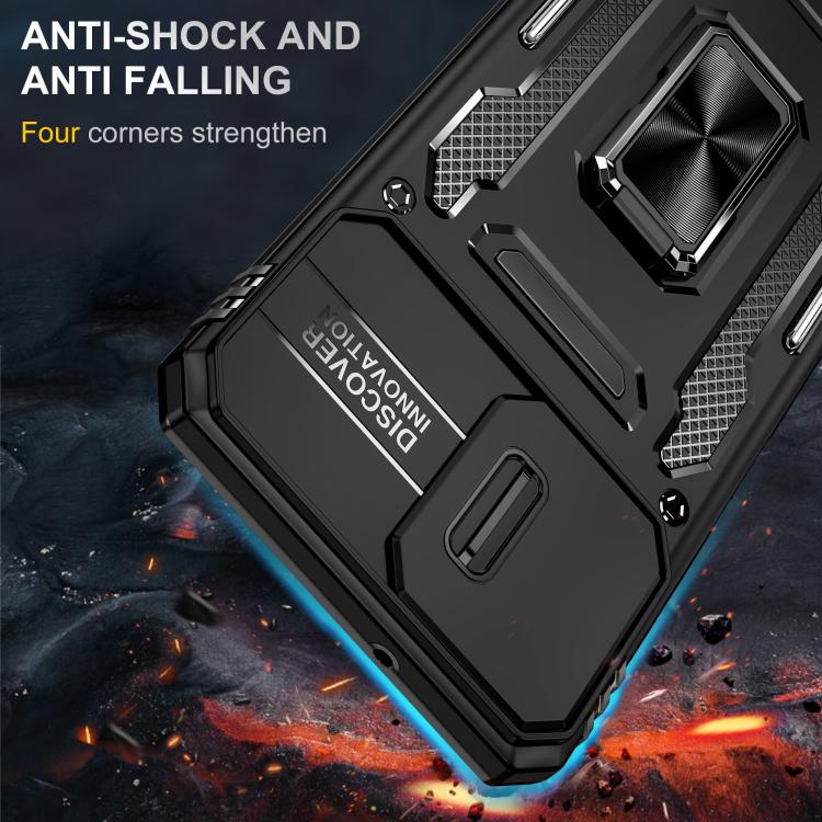 For Samsung Galaxy A07 4G Armor PC Hybrid TPU Camera Shield Phone Case
