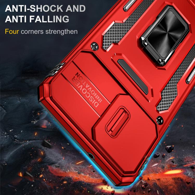 For Samsung Galaxy A07 4G Armor PC Hybrid TPU Camera Shield Phone Case