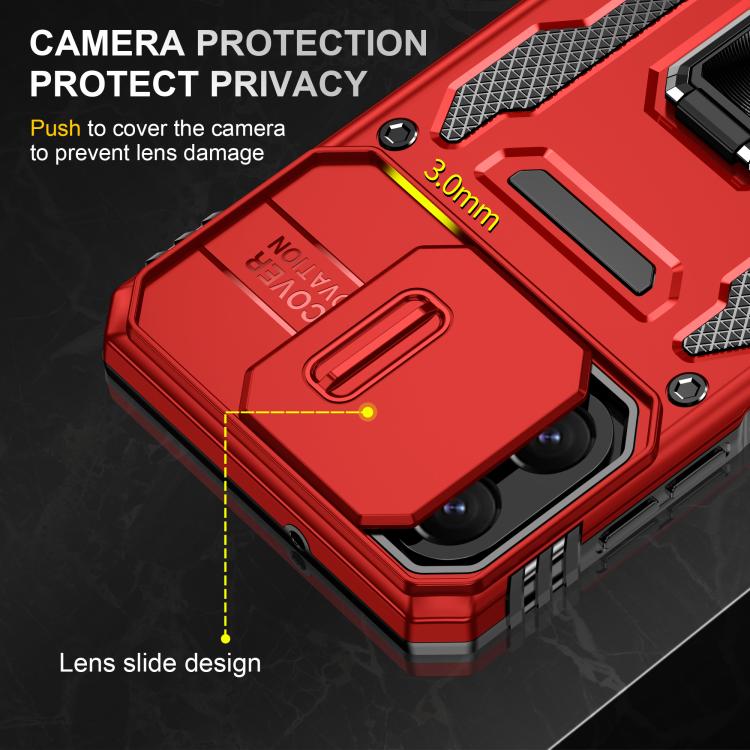 For Samsung Galaxy A07 4G Armor PC Hybrid TPU Camera Shield Phone Case