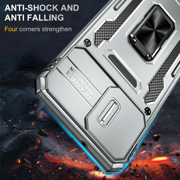 For Samsung Galaxy A07 4G Armor PC Hybrid TPU Camera Shield Phone Case