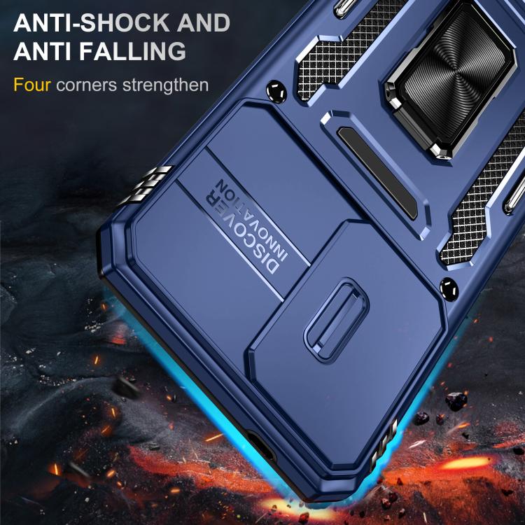 For Galaxy A57 5G Armor PC Hybrid TPU Camera Shield Phone Case
