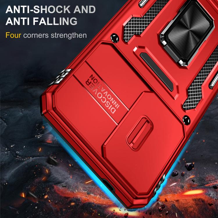 For Galaxy A57 5G Armor PC Hybrid TPU Camera Shield Phone Case