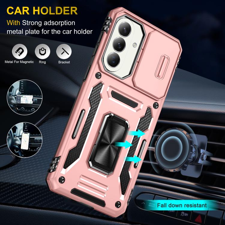 For Galaxy A57 5G Armor PC Hybrid TPU Camera Shield Phone Case