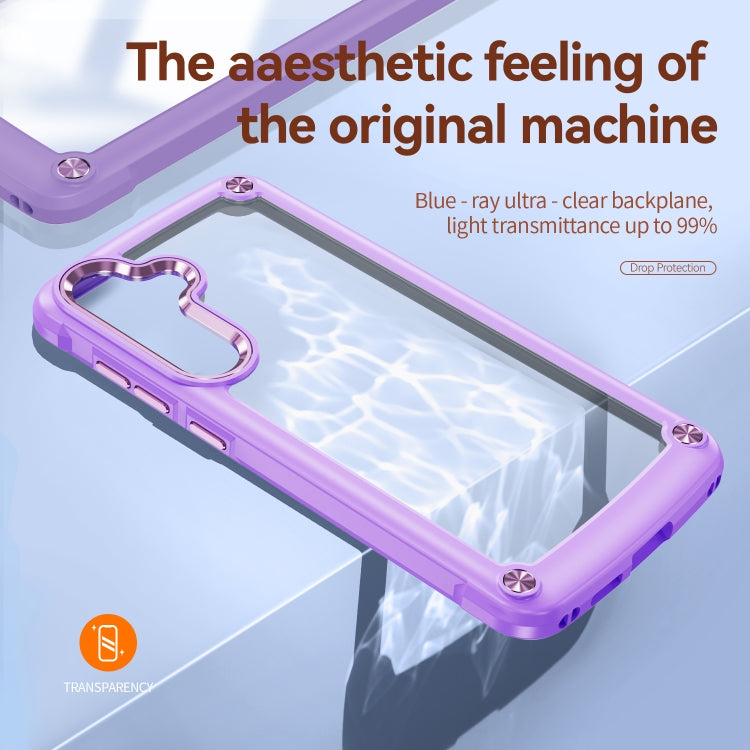 For Samsung Galaxy S25 5G TPU + PC Lens Protection Phone Case