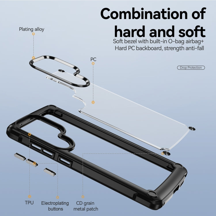For Samsung Galaxy S25 Ultra 5G TPU + PC Lens Protection Phone Case
