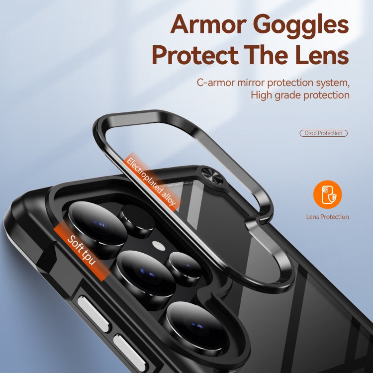 For Samsung Galaxy S25 Ultra 5G TPU + PC Lens Protection Phone Case