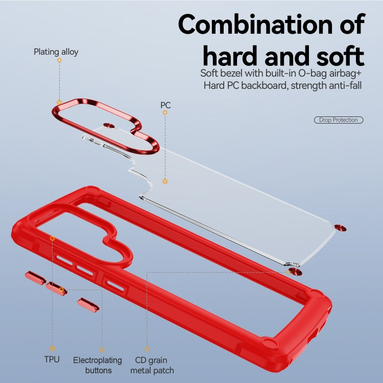 For Samsung Galaxy S25 Ultra 5G TPU + PC Lens Protection Phone Case