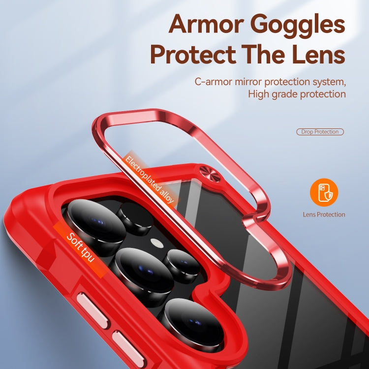 For Samsung Galaxy S25 Ultra 5G TPU + PC Lens Protection Phone Case