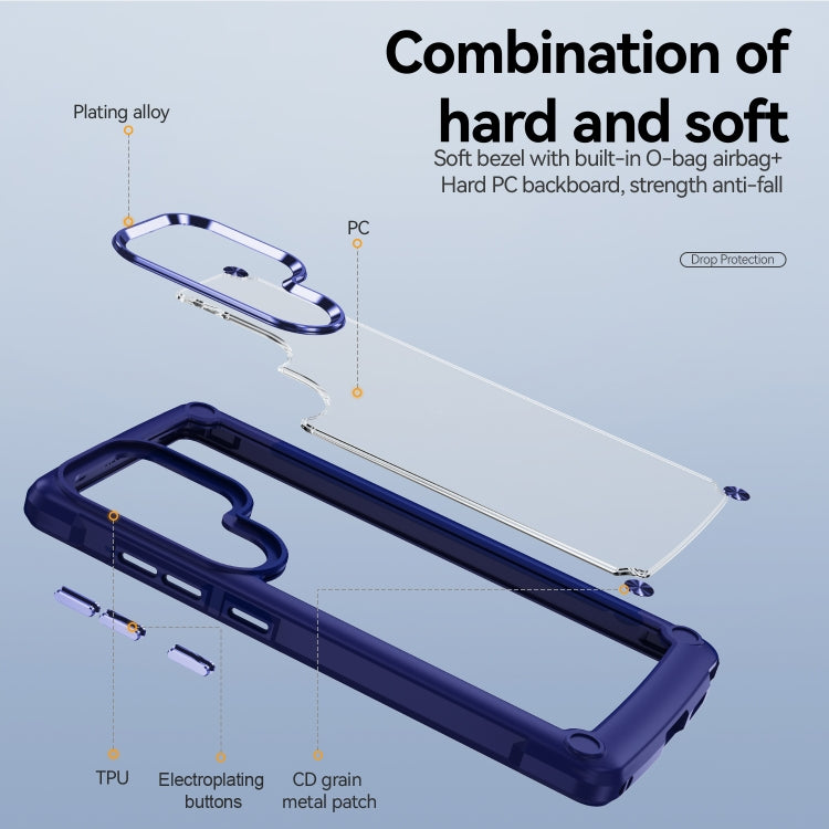 For Samsung Galaxy S25 Ultra 5G TPU + PC Lens Protection Phone Case