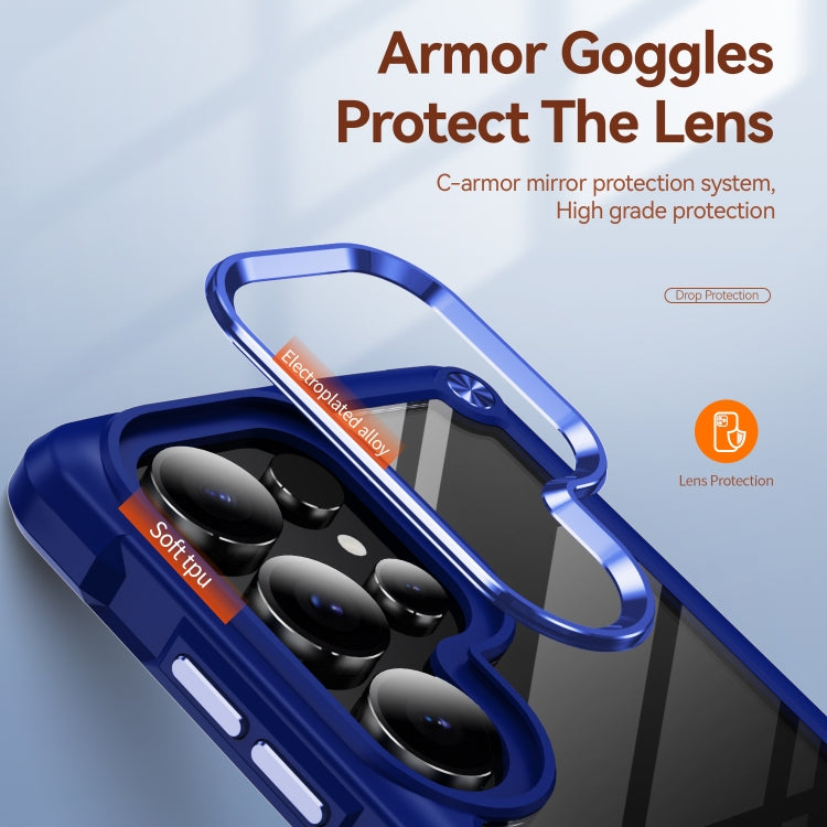 For Samsung Galaxy S25 Ultra 5G TPU + PC Lens Protection Phone Case