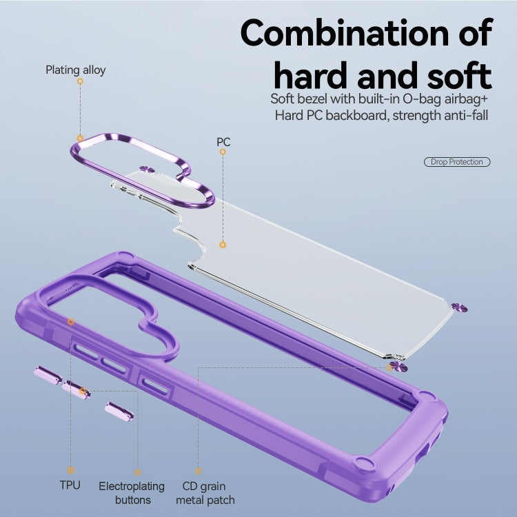 For Samsung Galaxy S25 Ultra 5G TPU + PC Lens Protection Phone Case