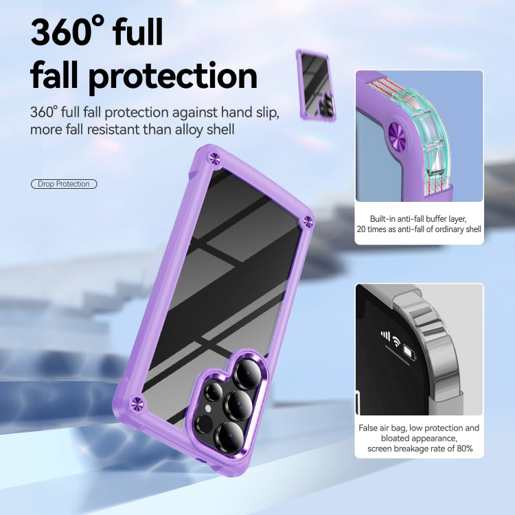 For Samsung Galaxy S25 Ultra 5G TPU + PC Lens Protection Phone Case