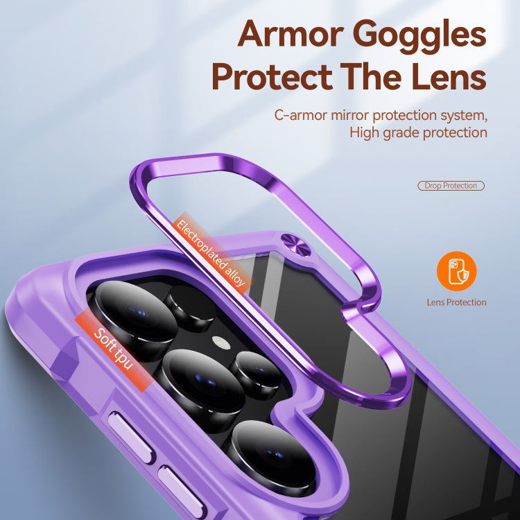 For Samsung Galaxy S25 Ultra 5G TPU + PC Lens Protection Phone Case