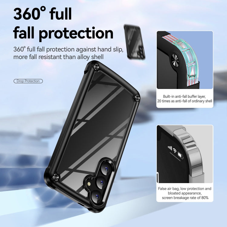 For Samsung Galaxy S24 FE 5G TPU + PC Lens Protection Phone Case