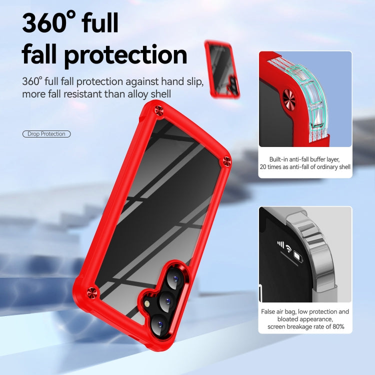 For Samsung Galaxy S24 FE 5G TPU + PC Lens Protection Phone Case