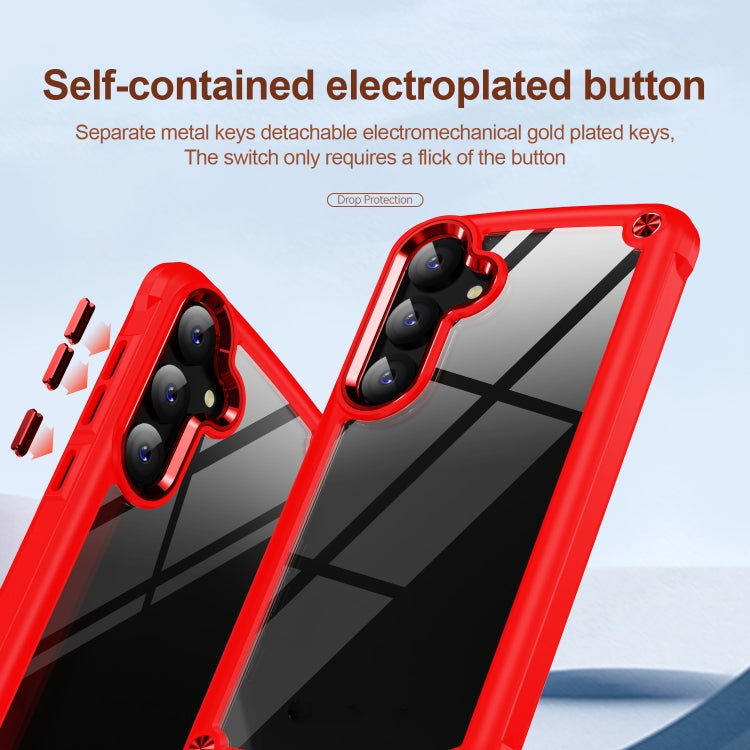 For Samsung Galaxy S24 FE 5G TPU + PC Lens Protection Phone Case