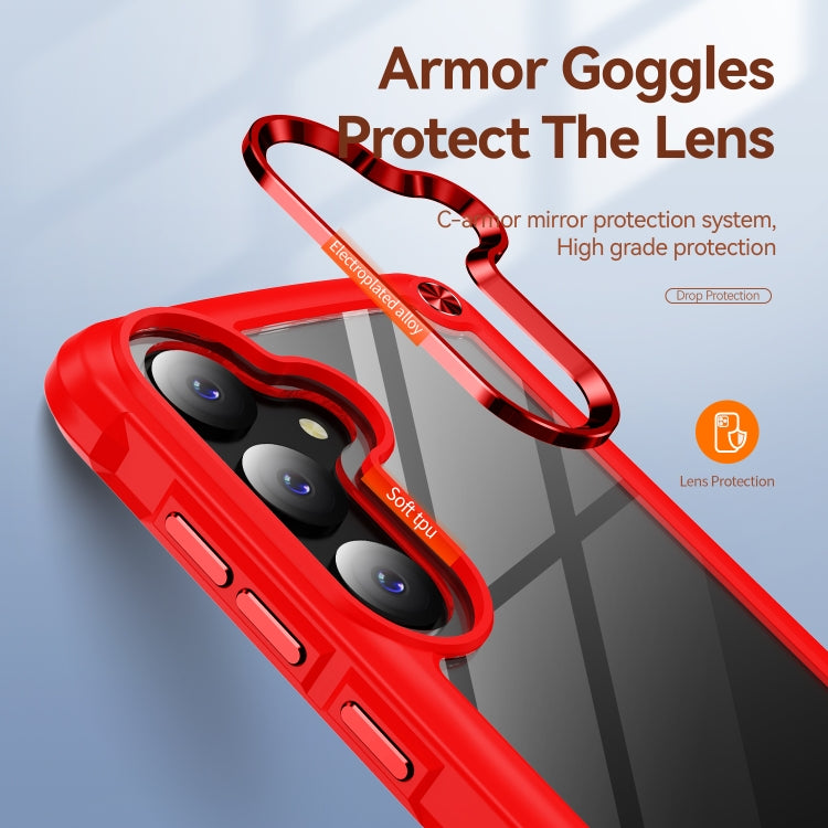 For Samsung Galaxy S24 FE 5G TPU + PC Lens Protection Phone Case