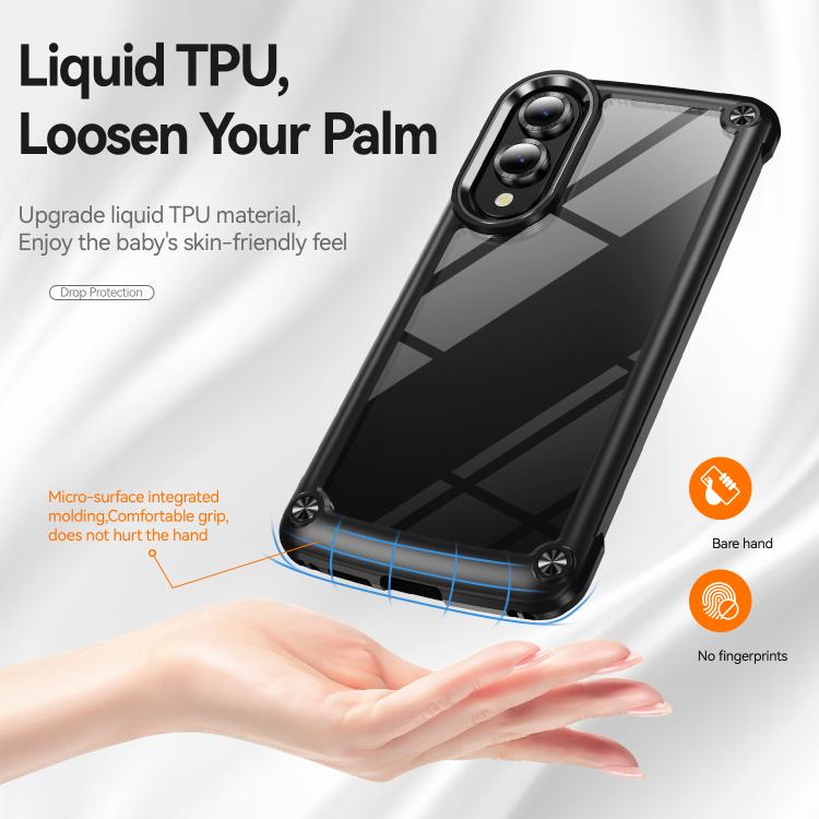 For Samsung Galaxy S25 Edge 5G TPU + PC Lens Protection Phone Case