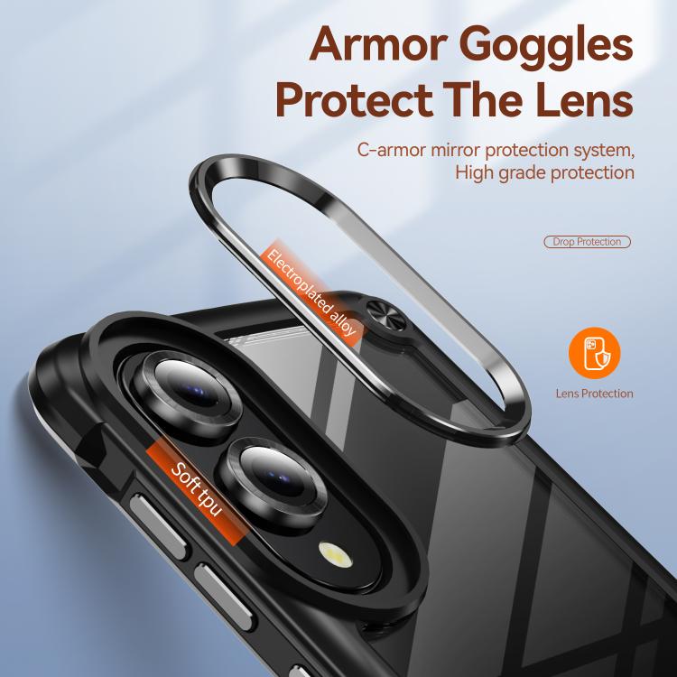For Samsung Galaxy S25 Edge 5G TPU + PC Lens Protection Phone Case