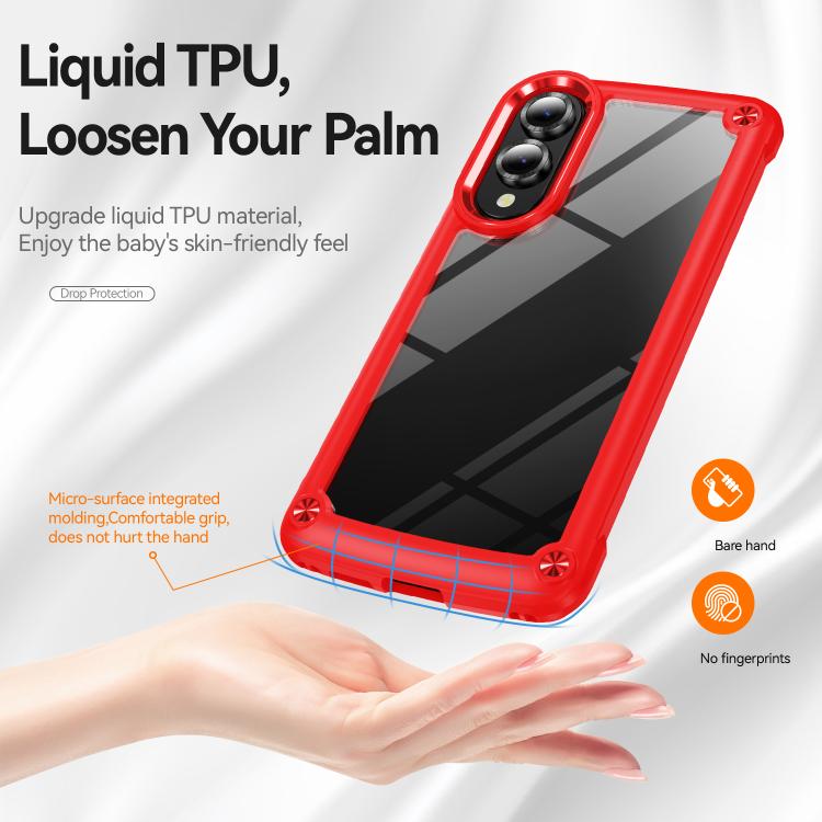 For Samsung Galaxy S25 Edge 5G TPU + PC Lens Protection Phone Case