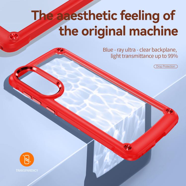 For Samsung Galaxy S25 Edge 5G TPU + PC Lens Protection Phone Case