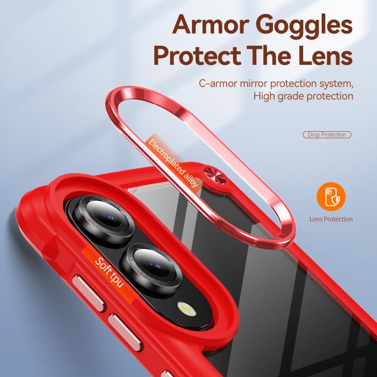 For Samsung Galaxy S25 Edge 5G TPU + PC Lens Protection Phone Case
