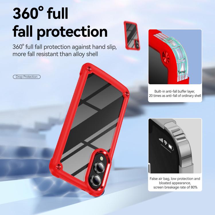 For Samsung Galaxy S25 Edge 5G TPU + PC Lens Protection Phone Case