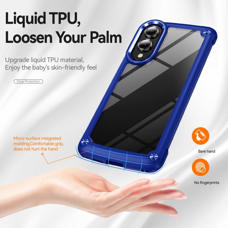 For Samsung Galaxy S25 Edge 5G TPU + PC Lens Protection Phone Case