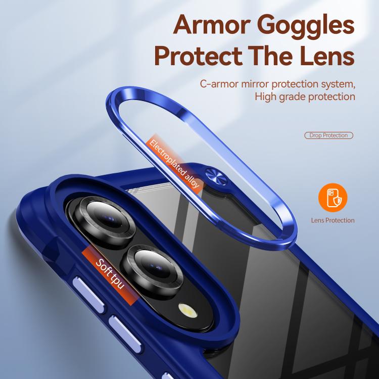 For Samsung Galaxy S25 Edge 5G TPU + PC Lens Protection Phone Case