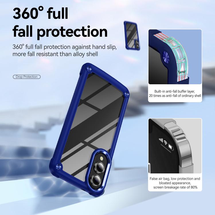 For Samsung Galaxy S25 Edge 5G TPU + PC Lens Protection Phone Case