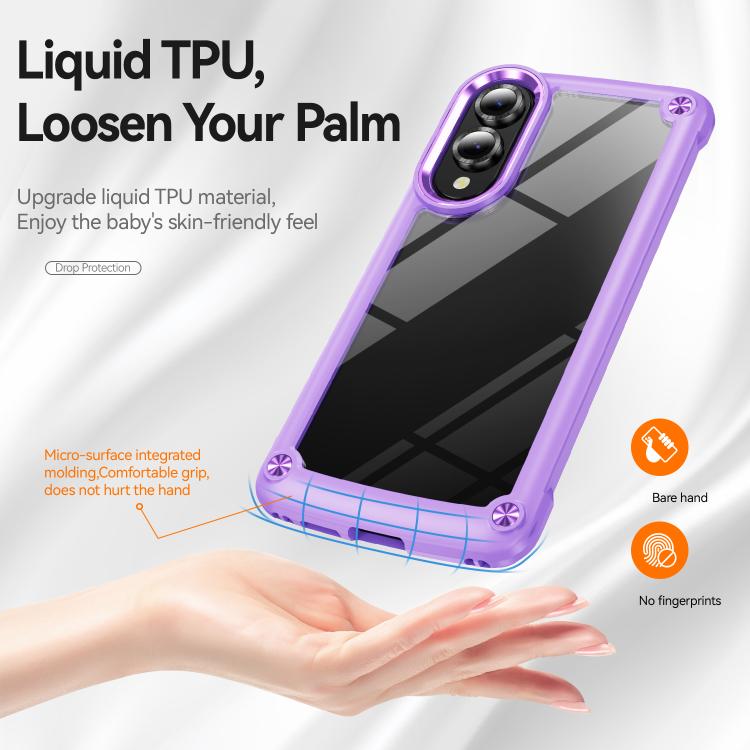 For Samsung Galaxy S25 Edge 5G TPU + PC Lens Protection Phone Case