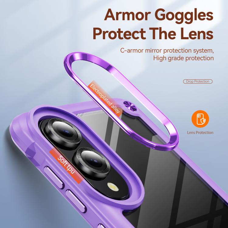 For Samsung Galaxy S25 Edge 5G TPU + PC Lens Protection Phone Case