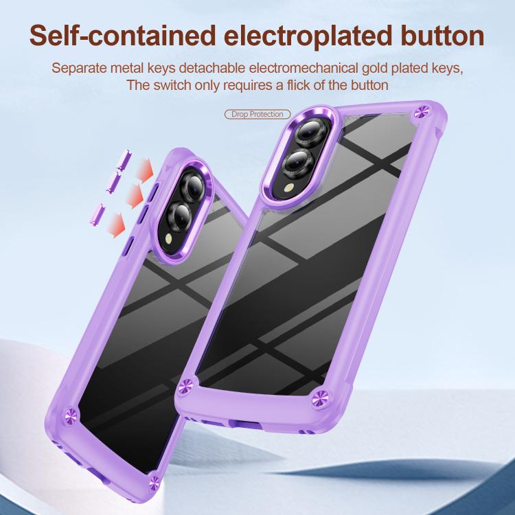 For Samsung Galaxy S25 Edge 5G TPU + PC Lens Protection Phone Case