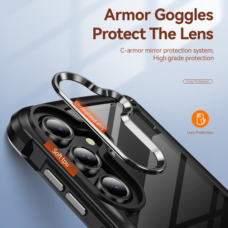 For Samsung Galaxy S25 FE 5G TPU + PC Lens Protection Phone Case