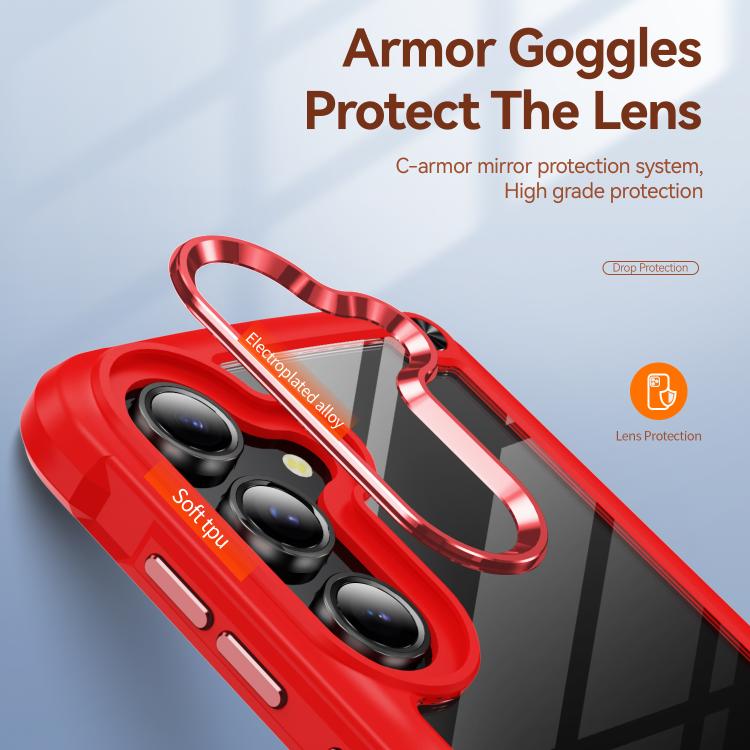 For Samsung Galaxy S25 FE 5G TPU + PC Lens Protection Phone Case