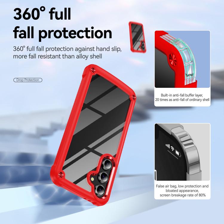For Samsung Galaxy S25 FE 5G TPU + PC Lens Protection Phone Case