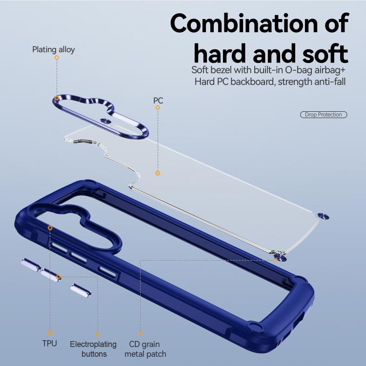 For Samsung Galaxy S25 FE 5G TPU + PC Lens Protection Phone Case