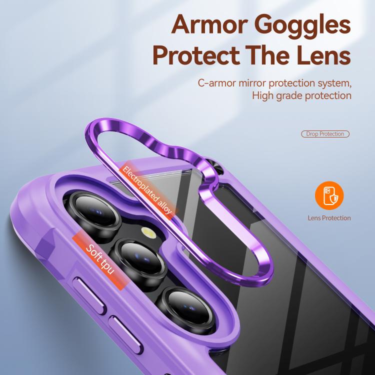 For Samsung Galaxy S25 FE 5G TPU + PC Lens Protection Phone Case