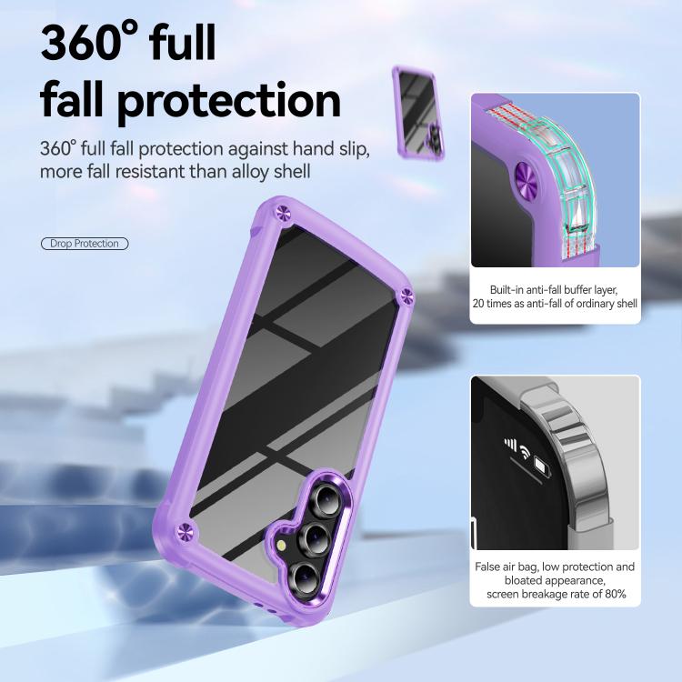 For Samsung Galaxy S25 FE 5G TPU + PC Lens Protection Phone Case