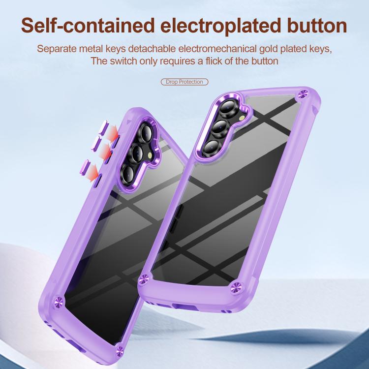 For Samsung Galaxy S25 FE 5G TPU + PC Lens Protection Phone Case
