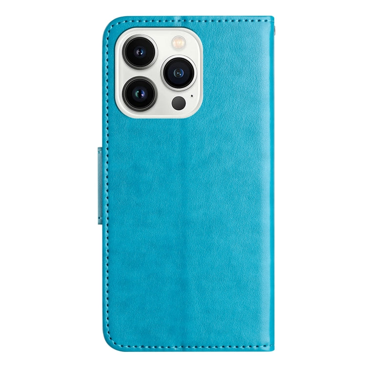 For  Redmi Note 14 5G Butterfly Flower Pattern Flip Leather Phone Case