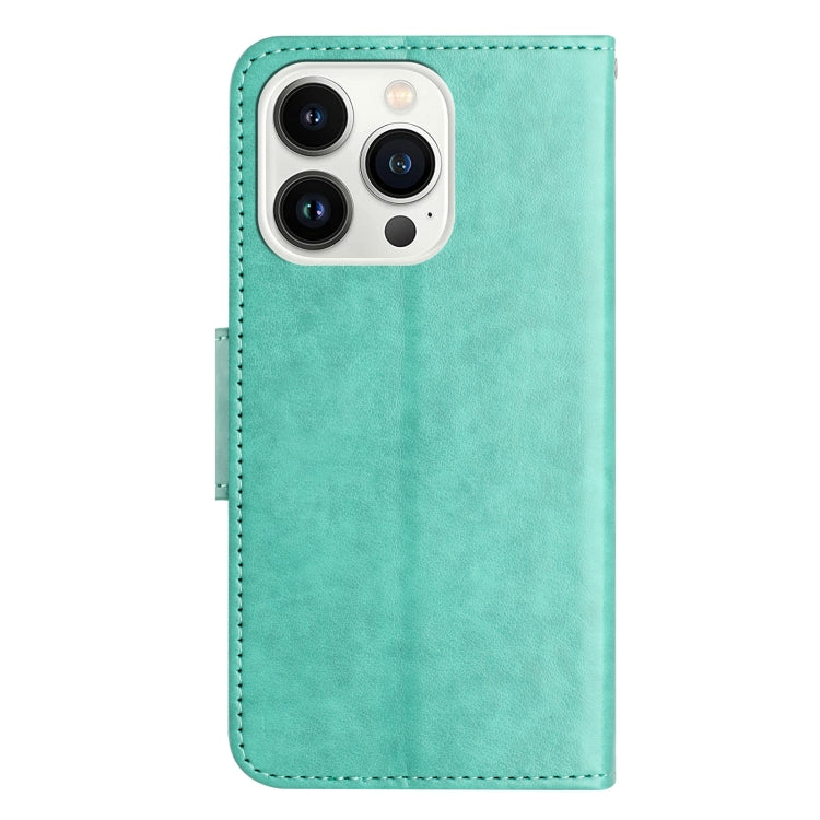 For  Redmi Note 14 5G Butterfly Flower Pattern Flip Leather Phone Case
