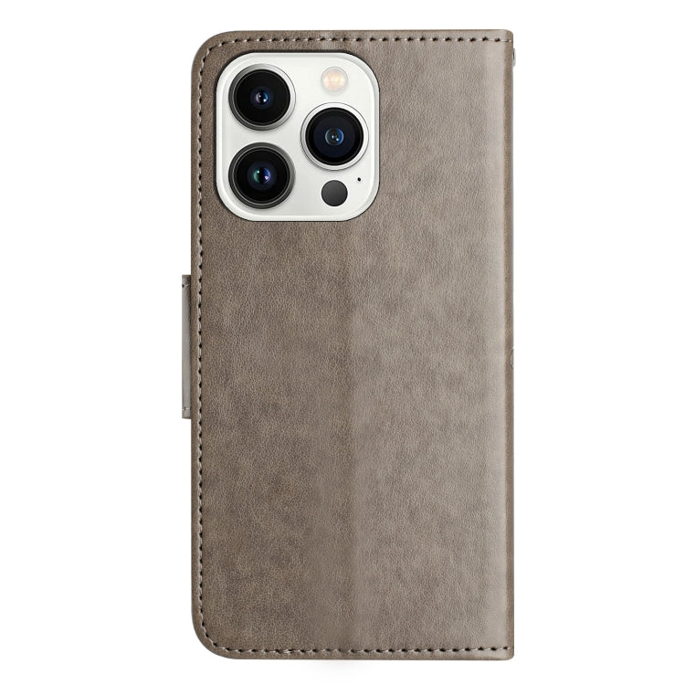 For  Redmi Note 14 5G Butterfly Flower Pattern Flip Leather Phone Case