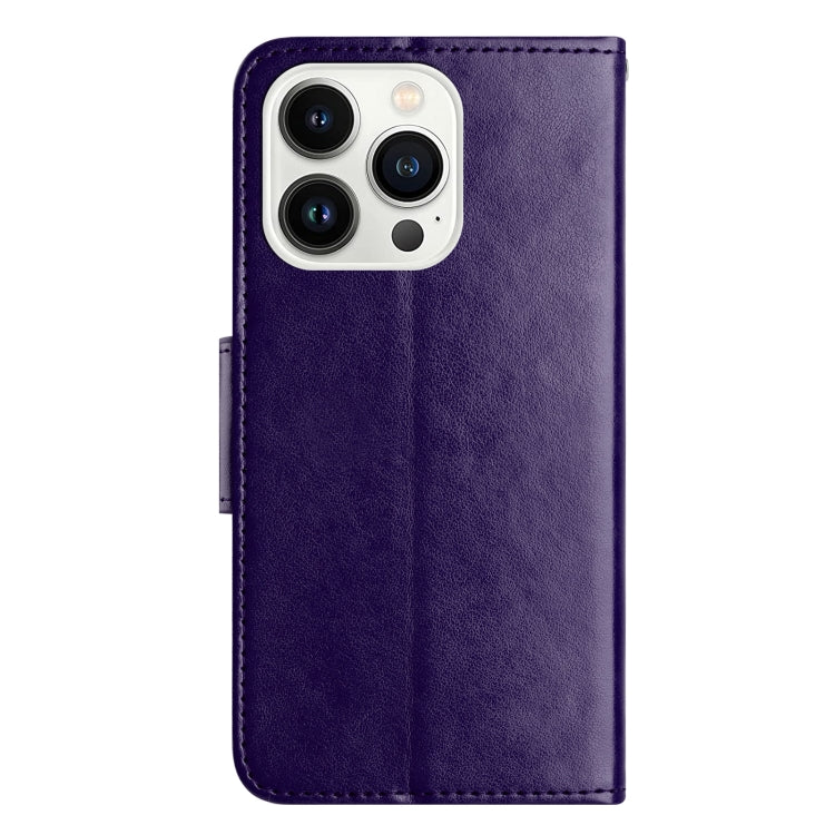 For  Redmi Note 14 5G Butterfly Flower Pattern Flip Leather Phone Case