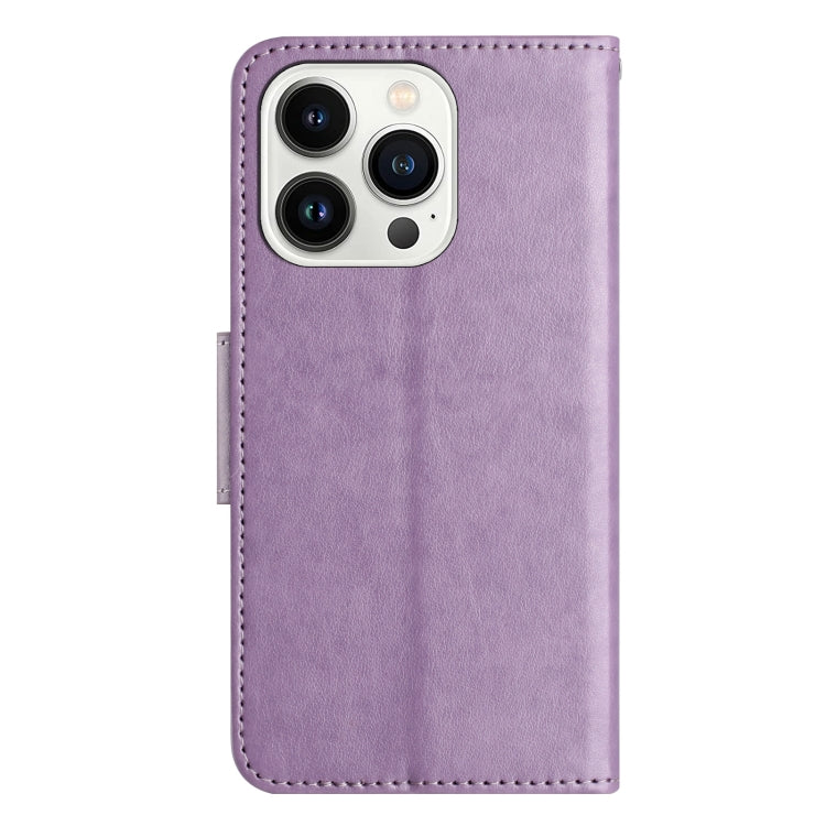 For  Redmi Note 14 5G Butterfly Flower Pattern Flip Leather Phone Case