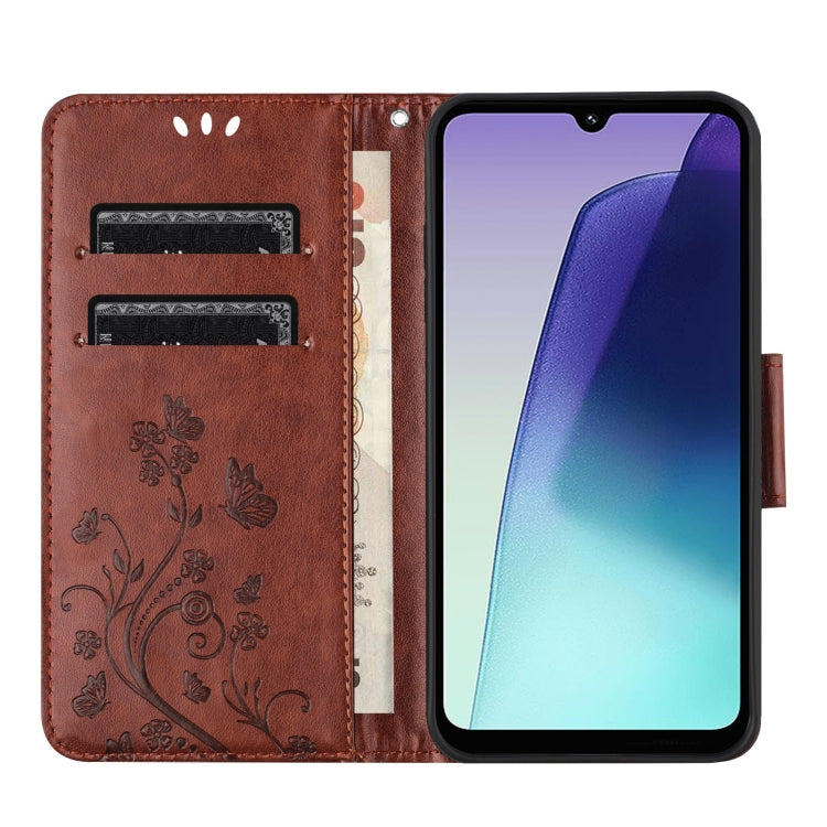 For Redmi Note 14 Pro+ 5G Butterfly Flower Pattern Flip Leather Phone Case