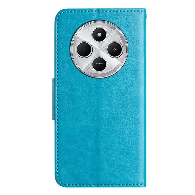 For Redmi Note 14 Pro+ 5G Butterfly Flower Pattern Flip Leather Phone Case